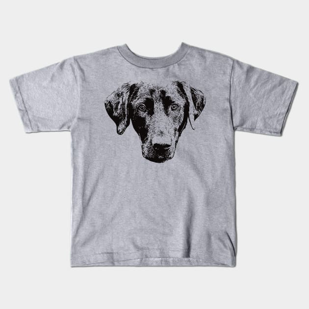 Black Labrador gift for Lab Owners Kids T-Shirt by DoggyStyles